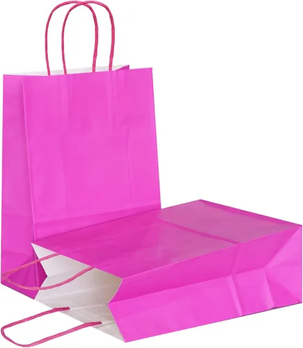 Miniatura 14 de AZOWA Bolsas de regalo de papel kraft negro con asas (negro, 12 piezas, 5 x 3.1 x 8.2 pulgadas)