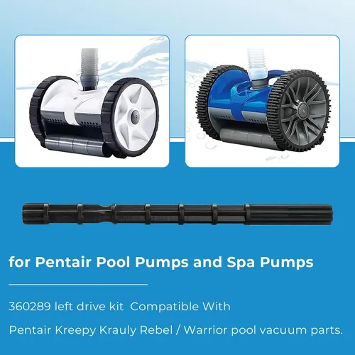 Miniatura 3 de Piezas de repuesto para limpiador de piscinas Pentair 360289 - Kit de accionamiento izquierdo, repuesto para Pentair Kreepy Krauly Rebel Warrior