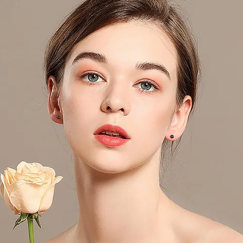 Miniatura 6 de Aretes de tuerca para mujer, aretes de perlas negras para mujer, hipoalergénicos, clásicos, redondos, regalo para madre, esposa, novia, día de San