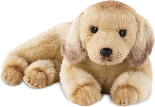 Miniatura 7 de Perro de peluche realista de la colección Bearington, animal de peluche dorado Retriever para niños, niños y niñas - Lil' Goldie 6 pulgadas