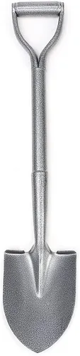 Miniatura 8 de 2 piezas de mango mini pala con palas para excavar – Pala de punta cuadrada de metal – pala recta de acero (wh000007)