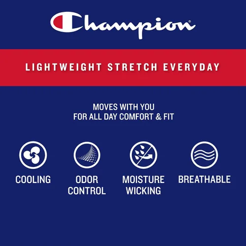 Miniatura 6 de Champion Calzoncillos tipo bóxer elásticos ligeros y transpirables para hombre (paquete de 3)