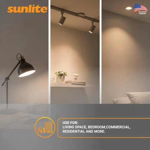 Miniatura 6 de Sunlite Mini bombillas LED R14, 4 vatios (equivalente a 25 W), 250 lúmenes, base mediana (E26), regulable, certificación ETL, blanco cálido de 3000