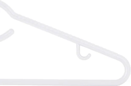 Miniatura 3 de Laundry 360 Percha giratoria para el cuello, paquete de 5 unidades, color blanco