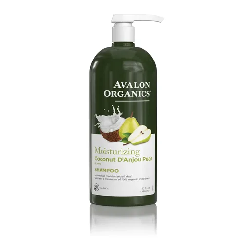 Miniatura 12 de Avalon Organics Champú de Coco y Pera Totalmente Natural, 11 Fl Oz