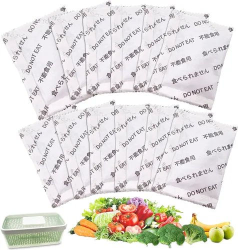 Paquete de 12 repuestos para conservadores de productos OXO GreenSaver e insertos para crujientes, mantiene las frutas y verduras frescas, también