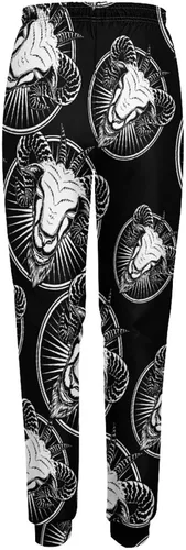 Miniatura 6 de Baphomet Head Womens Sweatpants High Waisted Jogger Pants Trousers with Pockets