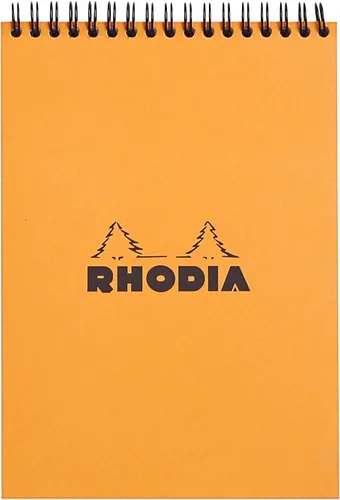 Miniatura 7 de Rhodia Bloc de notas encuadernado con alambre, A4, punto - negro (185039C)