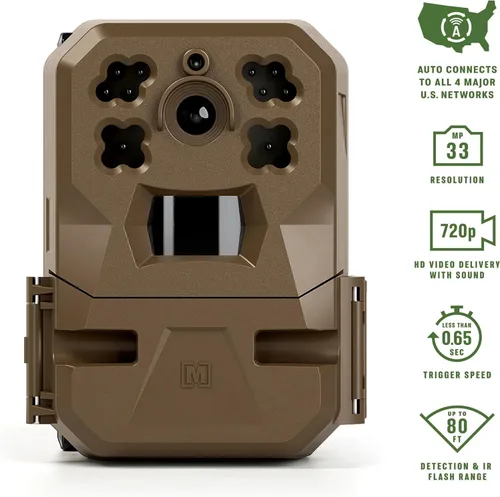 Miniatura 4 de Moultrie Edge Cellular Trail Cámara con batería recargable de iones de litio, conexión automática, cobertura nacional, video de 720p con audio