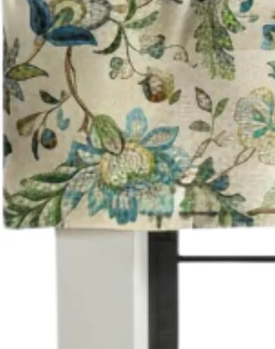 Miniatura 4 de Par de cortinas Brissac con cintas, de Ellis Curtain, 70 x 63", color rojo