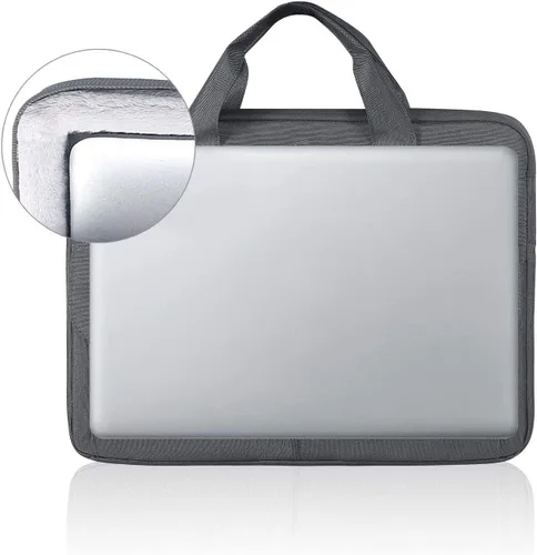 Miniatura 4 de LANDICI - Funda para portátil de 13/14 pulgadas con correa para el hombro, funda delgada impermeable para computadora compatible con MacBook Air