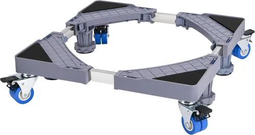 Miniatura 8 de YOOGAA Mini soporte universal para nevera, base elevada, ajustable, pedestal para lavadora, bases multifuncionales para muebles con 4 ruedas de 4