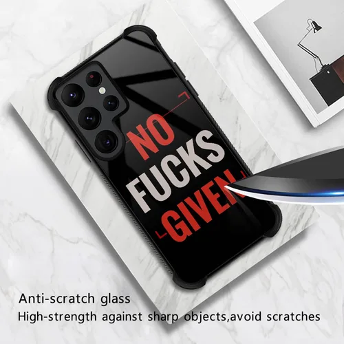Miniatura 2 de CARLOCA Funda compatible con Samsung Galaxy S22 Ultra, diseño de humor para adultos, diseño de patrón de humor para niñas y niños, a prueba