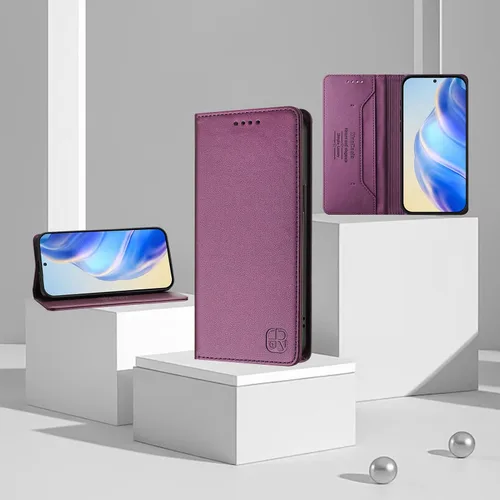 Miniatura 3 de Funda compatible con Realme P1 5G, compatible con Realme 12 4G / 12 Plus 5G / 13 4G Funda magnética con tapa negra