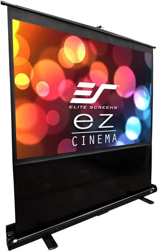 Miniatura 14 de Elite Screens ezCinema 2 pantalla de proyección, 84 pulgadas 16:9, manual de piso con extracción de tijera, portátil para oficina en casa, aula