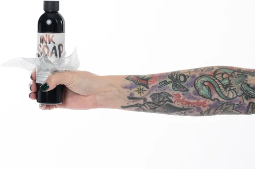 Miniatura 8 de Ink Oil 's Tattoo Aftercare Jabón I Salve Ungüento para curar tatuajes I Perfecto para los amantes del tatuaje I Elementos esenciales de cuidado