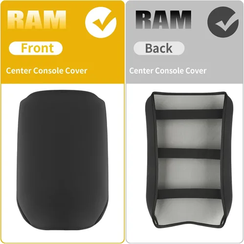Miniatura 6 de GIANT PANDA Funda de consola central de ajuste personalizado para Dodge RAM 1500 2500 3500 2002 2003 2004 2005 2006 2007 2008 2009 2010 2011 2012