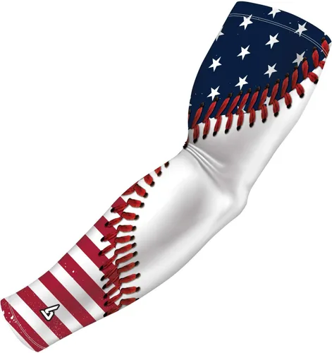 Miniatura 51 de B-Driven Sports Sleeve Pro-Fit - Manga Patriótica - Estados Unidos, Cuba, México, Israel, Canadá, Venezuela, Rep. Dominicana - Individual Bandera