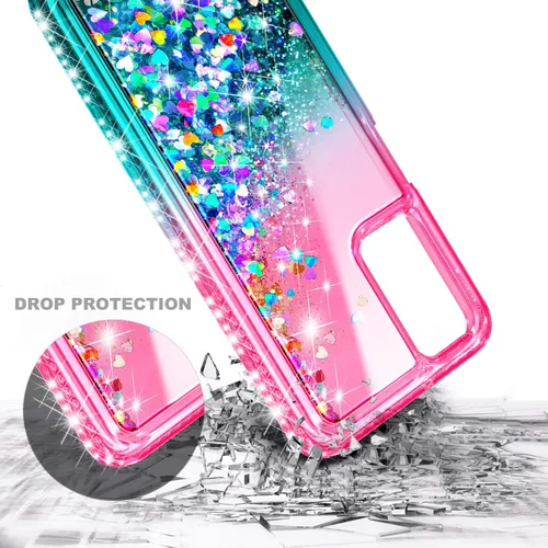 Miniatura 4 de NZND Funda para Samsung Galaxy A32 5G con protector de pantalla de vidrio templado (cobertura completa), soporte de anillo/correa para la muñeca