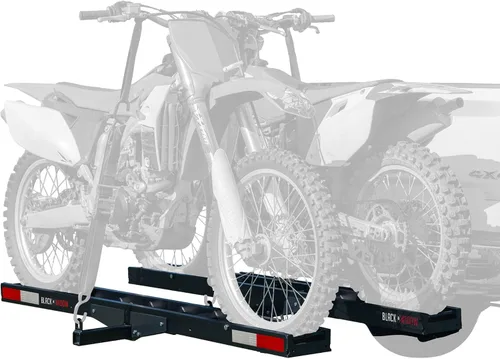 Miniatura 10 de Black Widow Portabicicletas Pro de Aluminio Anodizado para Bicicletas de Tierra para Bicicletas de Adultos, Motocicletas o Bicicletas de Neumáticos