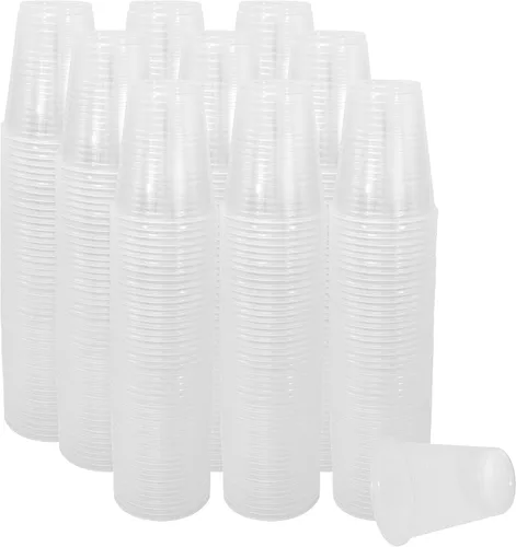 Miniatura 8 de Upper Midland Products Vasos de 5 onzas desechables de plástico a granel 2500, estas pequeñas tazas translúcidas desechables son extra resistentes