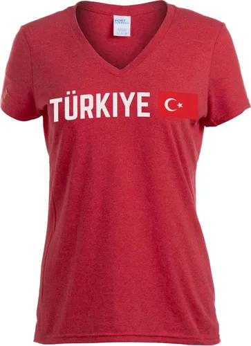 Miniatura 7 de Nations of the World - Camiseta con cuello en V para mujer