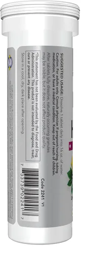 Miniatura 3 de NOW Sports Nutrition, efervescente efervescente-hidrato, suplemento de electrolitos, recuperación*, limón lima, 10 tabletas (paquete de 3)