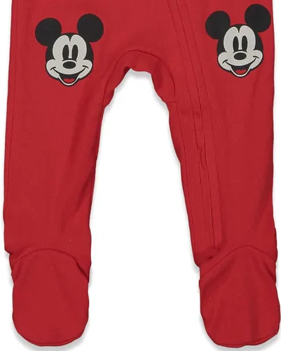 Miniatura 6 de Disney Mickey Mouse - Paquete de 2 mamelucos con cremallera para bebé recién nacido a bebé