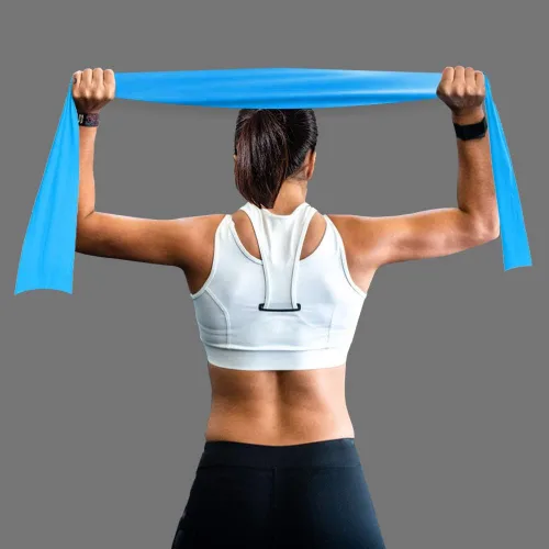 Miniatura 8 de A AZURELIFE Professional Individual Exercise Resistance Bands, Single 5, 6,7 Ft or 8 Yards Elastic Bands, Non-Latex Stretch Bands for PT, Yoga