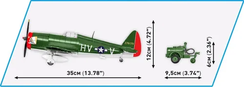 Miniatura 3 de COBI Colección Histórica WWII P-47 Thunderbolt™ & Tank Trailer Edición Ejecutiva