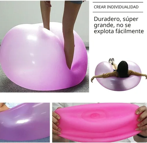 Miniatura 3 de 2 bolas de burbujas inflables para adultos, de 27 pulgadas, bola de burbujas de agua, bola de playa, bola de jardín para exteriores e interiores