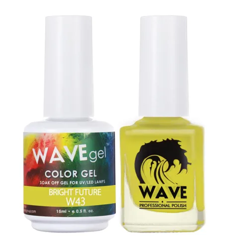 Miniatura 107 de WAVEGEL - Juego dúo de gel y esmalte de uñas a juego - Colección Simplicity - #P109 Blizzard I 0.5 onzas
