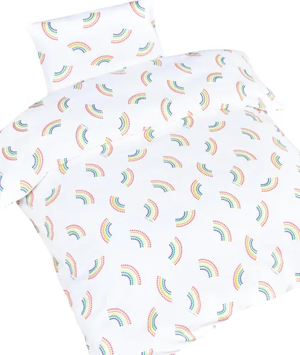 Miniatura 10 de MEJU Funda de edredón 100% algodón estrella amarillo, 43 x 59 pulgadas + funda de almohada de 13 x 19 pulgadas, juego de ropa de cama con cierre