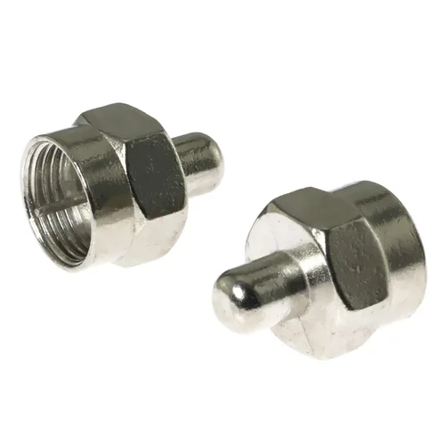 E-outstanding Tipo F 75 Ohm Terminator 3PCS Coaxial Cable Adaptadores Conectores Cap Satélite TV RF Puerto End Tapas