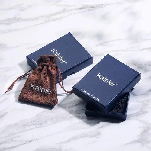 Miniatura 7 de Kainier Anillos de ansiedad chapados en oro de 14 quilates piedras de circonita cúbica anillos giratorios para mujeres y hombres anillos