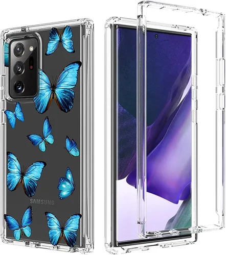 Miniatura 6 de Funda para Galaxy Note 20 Ultra 5G, Samsung Note 20 Ultra para niñas, cuerpo completo, a prueba de golpes, transparente, suave, flexible, funda