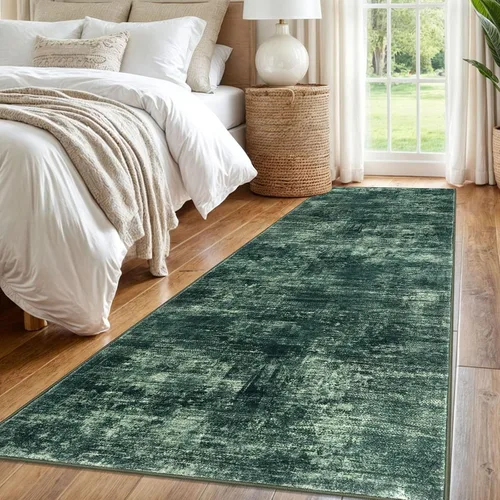Miniatura 354 de IOHOUZE Alfombra abstracta lavable de 3 x 12 pies para pasillos, antideslizante para cocina, camino de entrada de lana sintética para interiores
