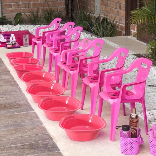 Miniatura 7 de Kit de spa de pies para niñas, suministros de fiesta de spa para niñas con 12 piezas de bañera de pies y 12 toallas de mano rosas y 12 máscaras
