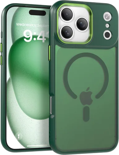 Miniatura 11 de IAIYOXI Funda magnética para iPhone XR [compatible con MagSafe], translúcida mate, delgada, delgada, a prueba de golpes, para mujeres, hombres