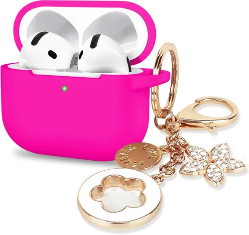 Miniatura 14 de Funda para Apple Airpods 4 – VOTILE Airpods 4 Fundas 2024 Funda de silicona para mujer iPod 4 auriculares inalámbricos Accesorios Fundas de carga Té