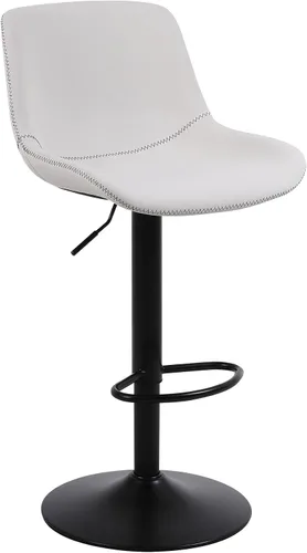 Miniatura 17 de Juego de 2 taburetes de bar, taburetes de bar giratorios de altura de mostrador con respaldo, sillas de bar ajustables, taburete alto sin brazos