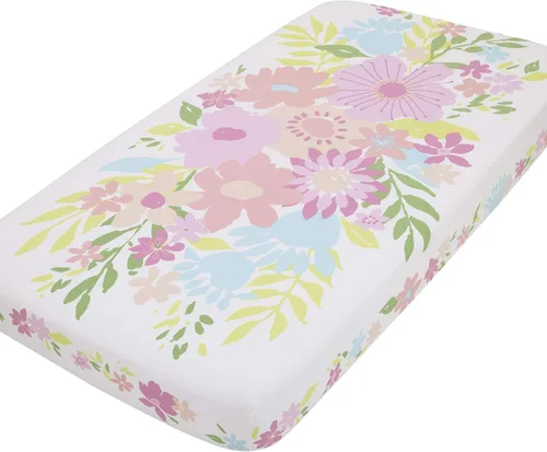 Miniatura 10 de NoJo Jungle Gym - Sábana bajera ajustable para cuna, color verde, marrón y gris, 100% algodón, para habitación de bebé, gris, verde, blanco, marrón