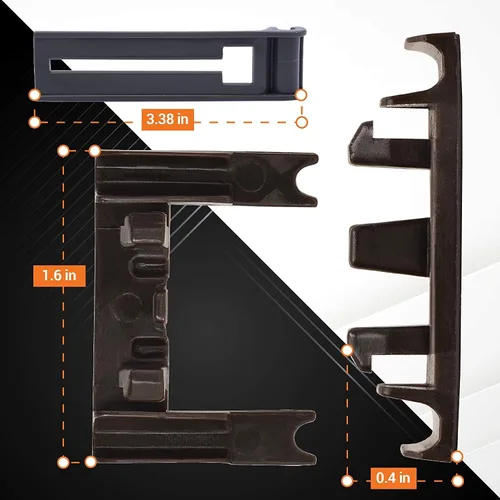 Miniatura 4 de BlueStars (Actualización) Premium W10195839 & W10195840 & W10250160 Posicionador Ajustador, Ajustador de Rack y Brazo Ajustador Clip-Lock Kit