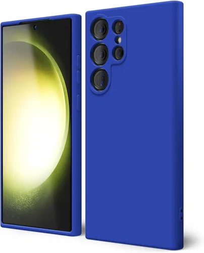 Miniatura 492 de oakxco Funda para teléfono Samsung Galaxy S21 Ultra con agarre de silicona líquida, bonita funda delgada y delgada de goma suave de TPU lisa