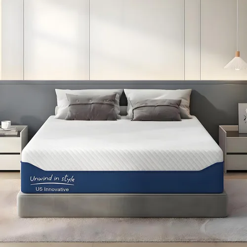 Miniatura 9 de Colchón de tamaño individual, colchón de espuma viscoelástica de gel de 6 pulgadas para dormir fresco por la noche y aliviar la presión, colchón