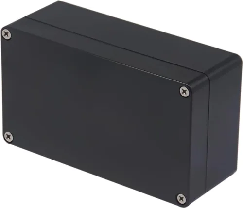 Miniatura 30 de Caja de proyecto IP65 Caja de conexiones impermeable ABS cajas eléctricas negras para bricolaje, Estuche electrónico para proyectos de energía, Caja