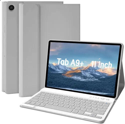 Miniatura 13 de MMK Funda para Galaxy Tab A11 con teclado (11 pulgadas 2025, SM-X230, SM-X236B), compatible con Galaxy Tab A9 Plus funda con teclado