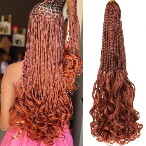 Miniatura 8 de COOKOO 10 pulgadas, 9 paquetes (135 hebras), trenzas de ganchillo rizadas francesas negras, trenzas de ganchillo negras con extremos ondulados