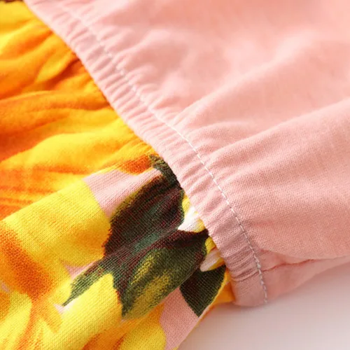 Miniatura 4 de AWIBMK Vestidos para mamá y yo, conjunto de ropa con cuello en V a juego para madre e hija