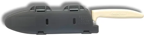 Miniatura 11 de Protector de hoja de cuchillo fabricado en Estados Unidos, almacenamiento y transporte seguros para cuchillos de cocina, protege los bordes en Gris
